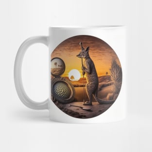 Kangaroo In Thought Mug